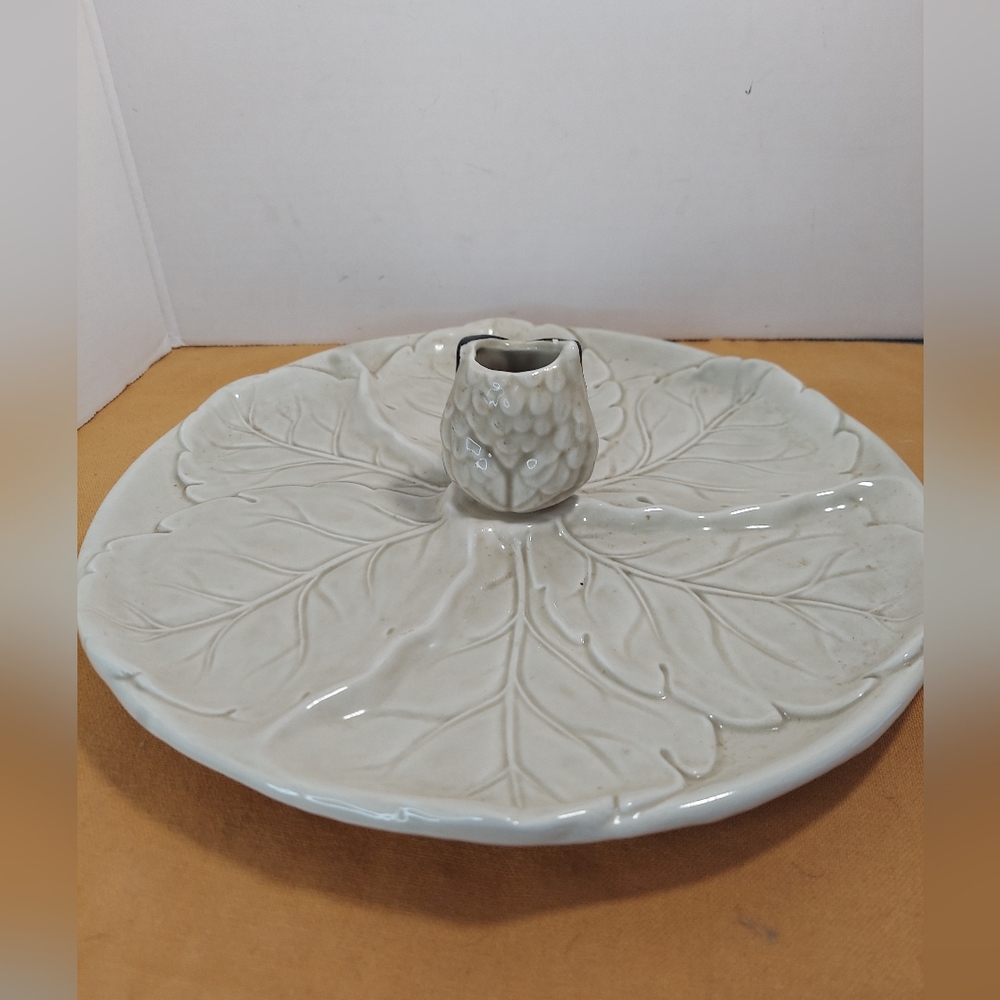 Vintage Otigari Owl Appetizer Toothpick Holder Tray 10" Round - Picture 7 of 11